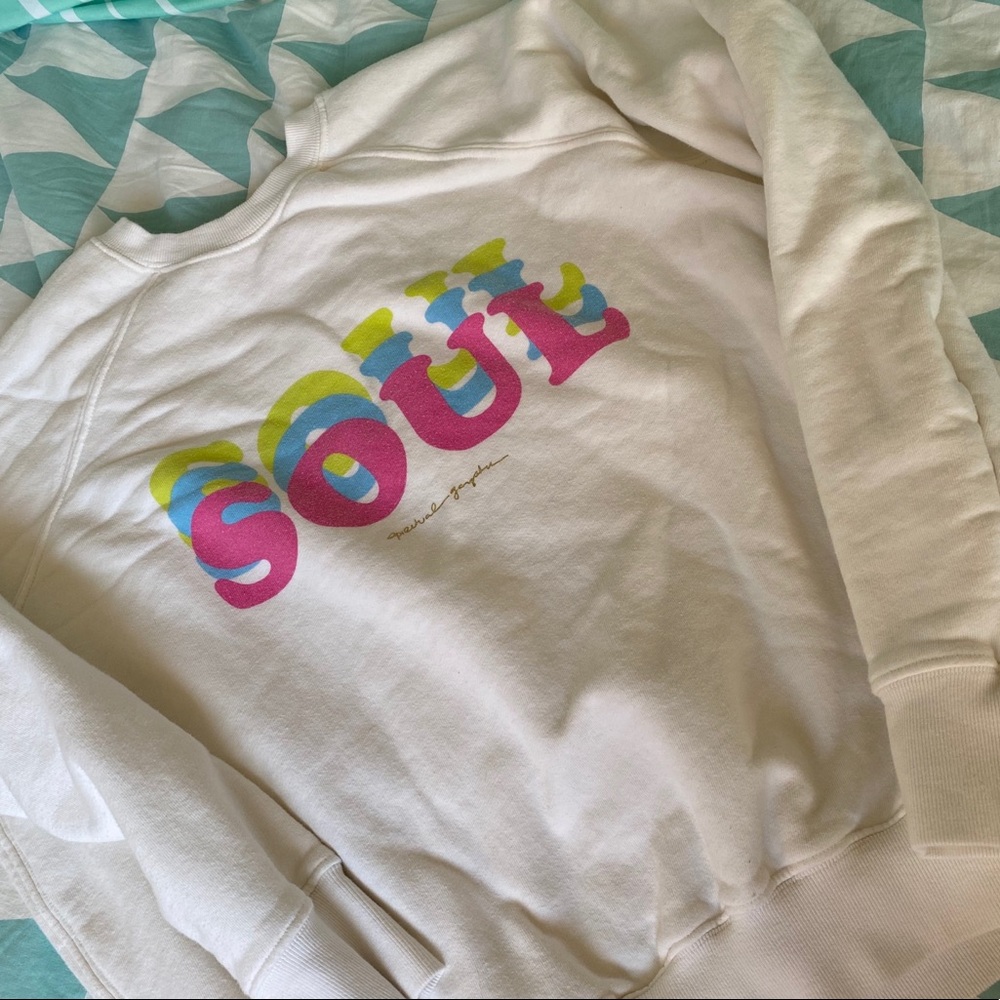 SoulCycle Spiritual Gangster White Sweatshirt S